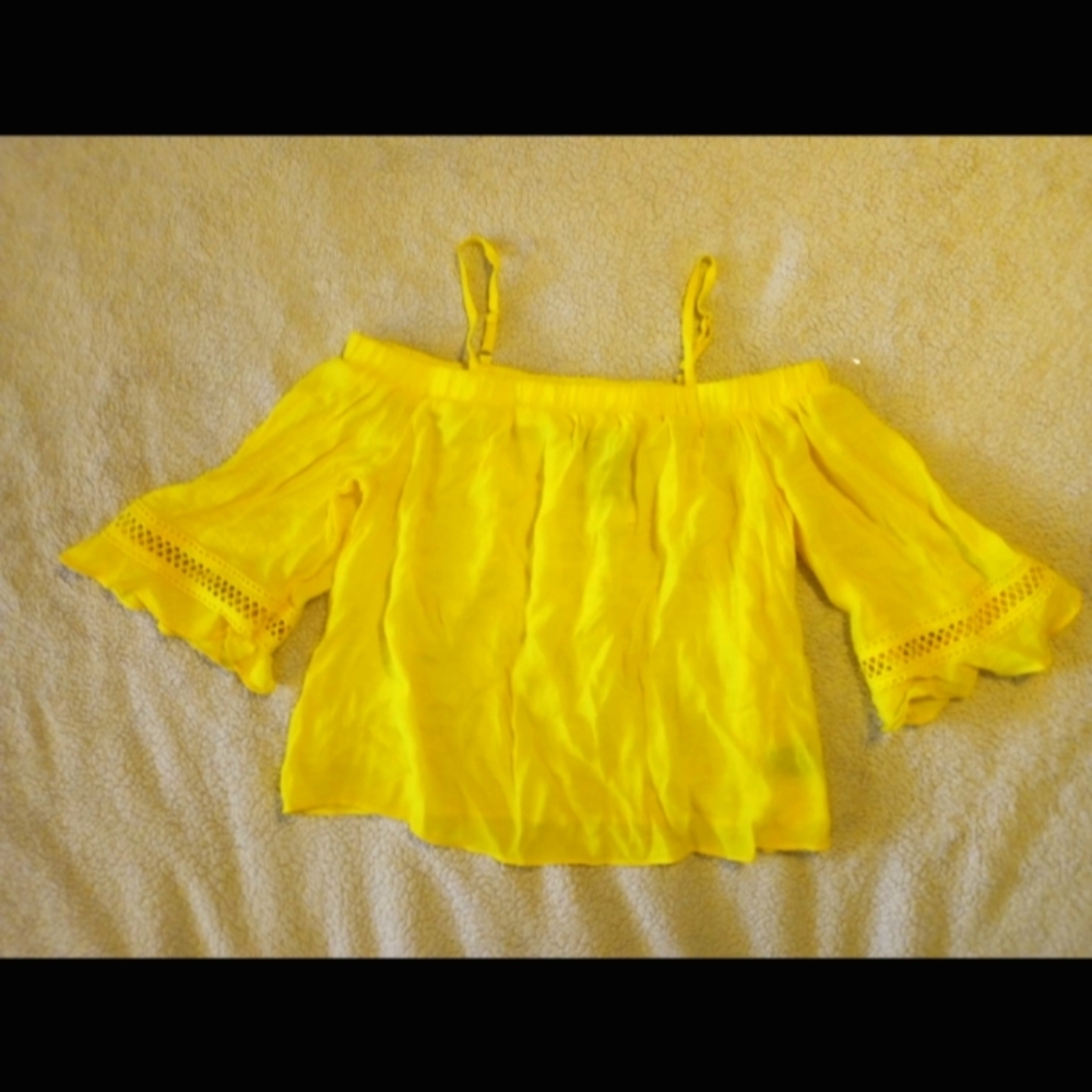 Yellow summer top